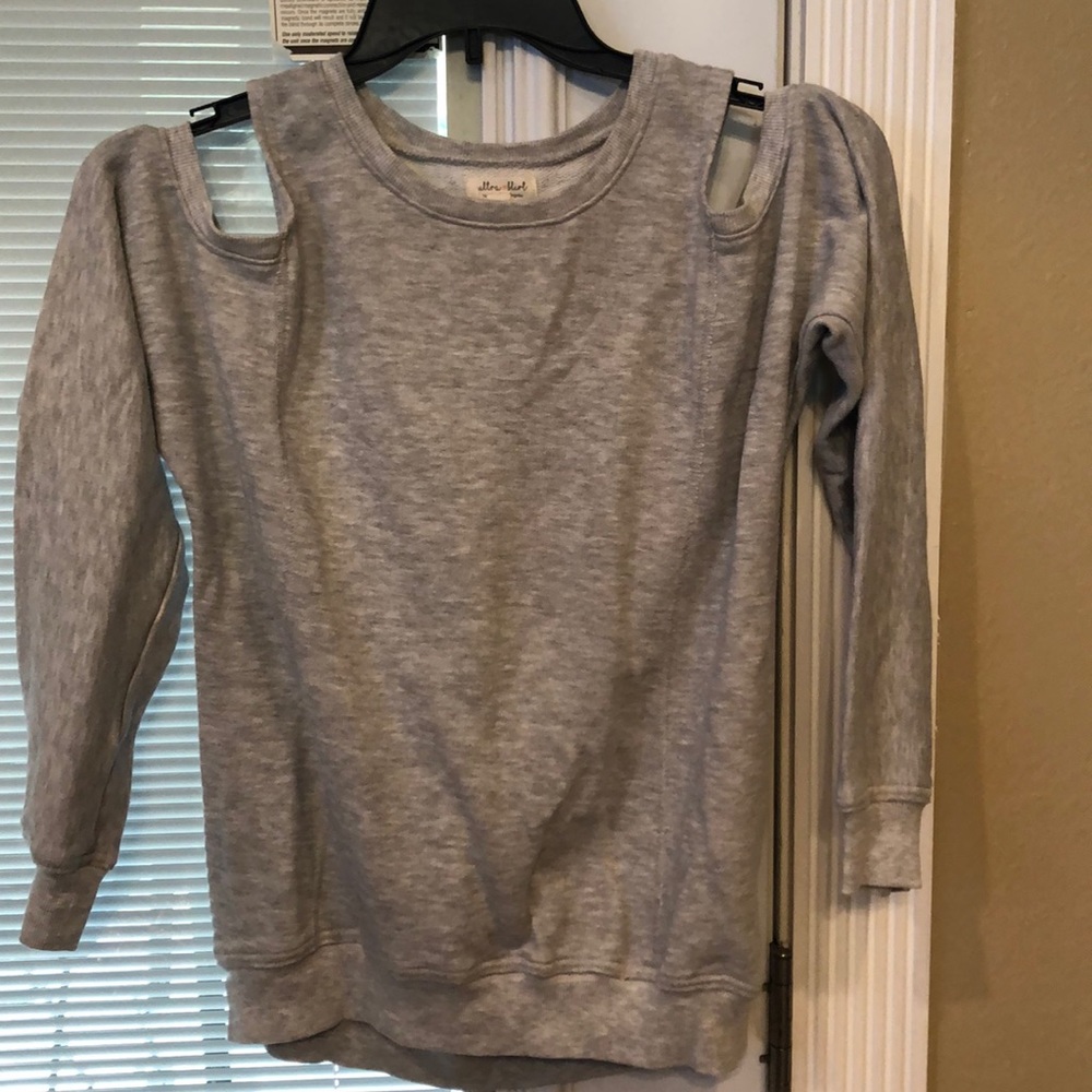 Open Shoulder Sweater